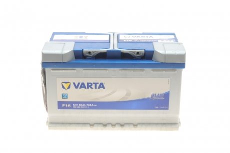 Акумуляторна батарея 80Ah/740A (315x175x190/+R/B13) Blue Dynamic F16 VARTA 580400074 3132 (фото 1)