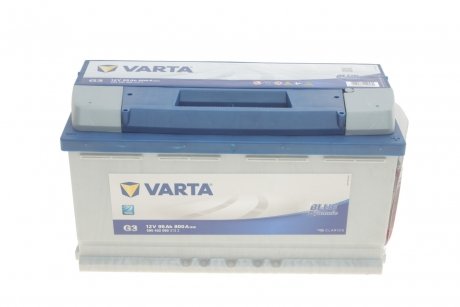 Аккумуляторная батарея 95Ah 800A (353x175x190/+R/B13) Blue Dynamic G3 VARTA 595402080 3132 (фото 1)