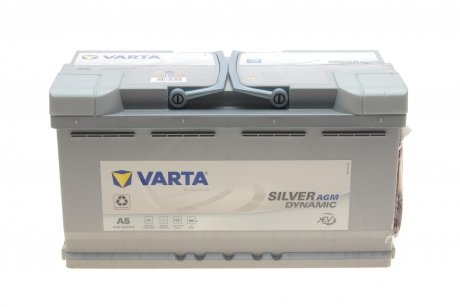 Акумуляторна батарея 95Ah/850A (353x175x190/+R/B13) (Start-Stop AGM) Silver Dynamic A5 VARTA 595901085 J382 (фото 1)