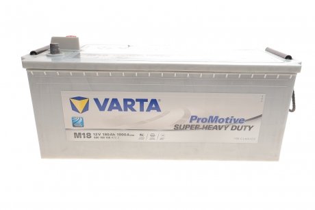Акумуляторна батарея 180Ah/1000A (513x223x223/+L/B00) Promotive SHD M18 VARTA 680108100 A722 (фото 1)