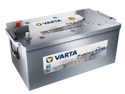 Акумуляторна батарея 210Ah/1200A (518x274x242/+L/B00) (AGM) VARTA 710901120E652 (фото 1)