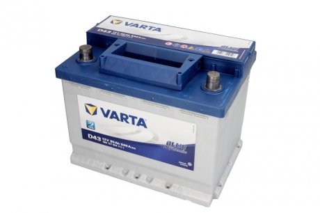 Аккумулятор 12V 60Ah/540A BLUE DYNAMIC (L+ 1) 242x175x190 B13 - ножка высотой 10,5 мм (стартер) VARTA B560127054 (фото 1)
