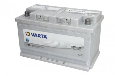 Акумулятор 12V 85Ah/800A SILVER DYNAMIC (P+ 1) 315x175x190 B13 - стопа висотою 10,5 мм (стартер) VARTA SD585400080