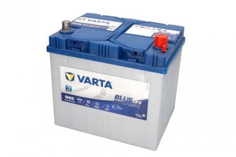 Аккумулятор 12В 65Ач/650А START&STOP EFB (P+ тонкий полюс (японские автомобили)) 232x173x225 B00 - без опоры (efb/стартер) VARTA VA565501065