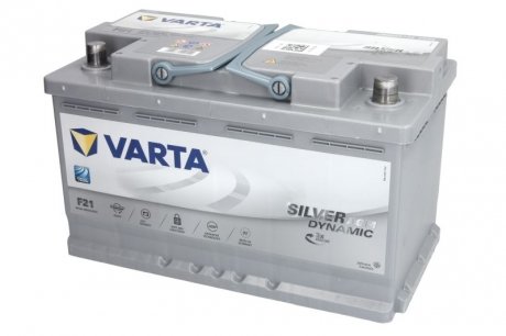 Аккумулятор 12V 80AH 800а R+ 315x175x190mm VARTA VA580901080 (фото 1)
