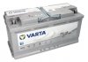 Акумулятор 12V 105Ah/950A START&STOP AGM (P+ стандартний полюс) 393x175x190 B13 - ніжка висотою 10,5 мм (agm/стартер) VARTA VA605901095 (фото 2)