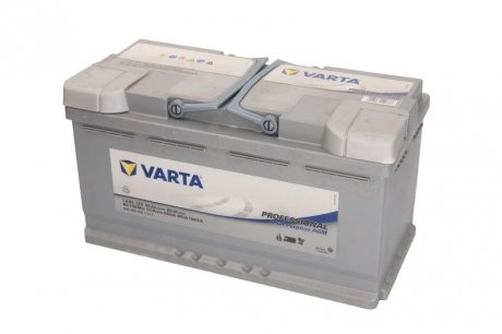 Аккумулятор 12V 95Ah/850A PROFESSIONAL DUAL PURPOSE AGM (P+ 1) 353x175x190 B13 - ножка высотой 10,5 мм (запуск и питание) VARTA VA840095085