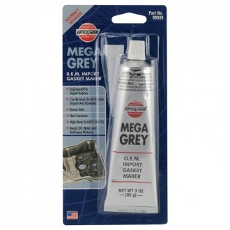 Герметик для відновлення прокладок Mega Grey Silicone 85 г Versachem 99939