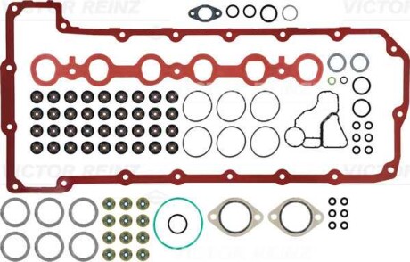 Фото автозапчасти комплект прокладок двигателя (верх) BMW 1 (E81), 1 (E82), 1 (E87), 3 (E90), 3 (E91), 3 (E92), 3 (E93), 5 (E60), 5 (E61)), 5 (F10), 5 (F11), 6 (E63), 6 (E64), 7 (E65, E66, E67) 2.5/3.0 09.04-06.15 VICTOR REINZ 02-37289-01