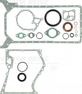 Полный комплект прокладок двигателя (нижний) MERCEDES 190 (W201) 2.3 04.84-08.88 VICTOR REINZ 08-26543-11 (фото 1)