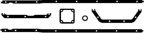 Прокладка масляного піддону (папір) SCANIA 2, 3, 3 BUS, 4, P,G,R,T DC9.01-DSC9.15 01.85- VICTOR REINZ 10-26973-01 (фото 1)