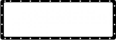 Прокладка масляного поддона (бумага) DAF 65, 65 CF, F 1100, F 1300, F 1700, F 1900 DNS620-NT133 12.86-12.00 VICTOR REINZ 71-27217-10 (фото 1)