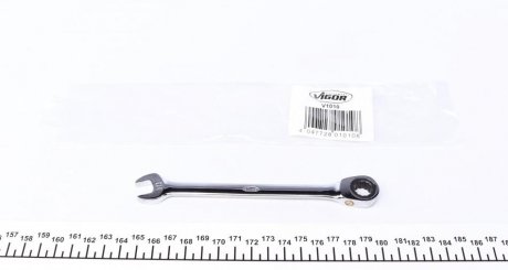 Ключ комбинированный с трещоткой (10mm) (длинный) VIGOR V1010 (фото 1)