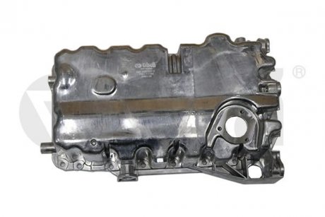 Поддон масляный алюминиевый с отверстием Skoda Octavia (04-08)/VW Passat (05-10) VIKA 11031802101 (фото 1)