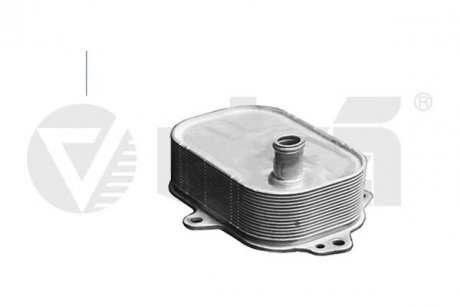 Радіатор масляний Audi A4/A6 11-18 (теплообмінник) VIKA 11171700401 (фото 1)