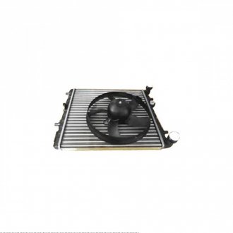 Радиатор с вентилятором охлаждения Skoda Fabia (99-08,08-14),Rapid (12-),Roomste VIKA 11210140801 (фото 1)