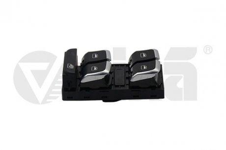 Блок управления стеклоподъемниками (хром) Audi A1 (14-),Q3 (11-) VIKA 99591802101