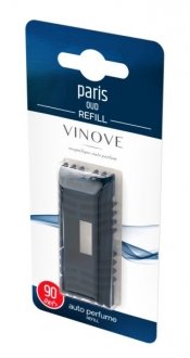 Парфуми / Ароматизатор для автомобіля, чоловічий, PARIS (заправка 1 шт.) VINOVE VIN V08-12