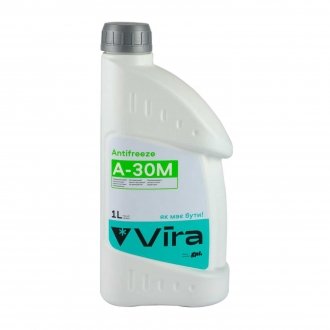 Жидкость охлаждающая/антифриз Antifreeze А-30М -30°C зеленая 1 кг Vira VI0060