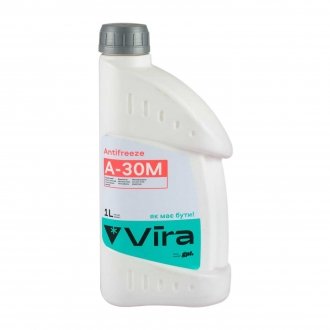 Жидкость охлаждающая/антифриз Antifreeze А-30М -30°C красная 1 кг Vira VI0070 (фото 1)