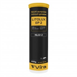 Мастило універсальне Litolux EP 2 пластичне літієве коричневе 400 г Vira VI0606