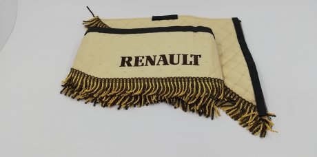 Шторка в кабину эко кожа Renault бежевый 3шт Vistrim 11013SHR (фото 1)