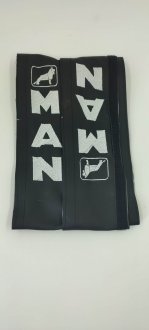 Чехол на ручки салона внутренние кожаные MAN TGA TGL TGX черный универсальный Vistrim 11042MAN (фото 1)