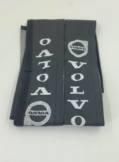 Чехол на ручки салона внутренние кожаные VOLVO черный универсальные Vistrim 11046VOLVO (фото 1)