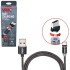 Фото автозапчасти кабель магнітний USB - Micro USB 2,4А, 1m, black (тільки зарядка) Voin MC-2301M BK (фото 1)