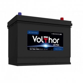 Автомобільний акумулятор Ultra VU70J 70Ah +R EN700A 12V (57029 SMF) Volthor 6568