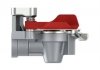 Зчіпний пристрій пневматичний (ручка, розмір різьби М22х1,5мм, колір червоний, є клапан, тракторне застосування) Wabco 452 200 211 0 (фото 3)