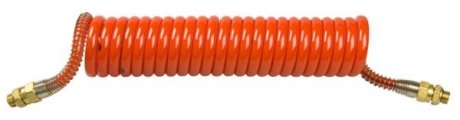 Пневматическая спираль (M16x1,5/M16x1,5/4000 мм, количество витков: 20, красный цвет) Wabco 4527130010 (фото 1)