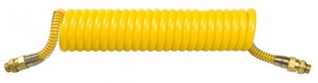 Пневматическая спираль (M16x1,5/M16x1,5/4000 мм, количество витков: 20, желтая) Wabco 4527130020 (фото 1)