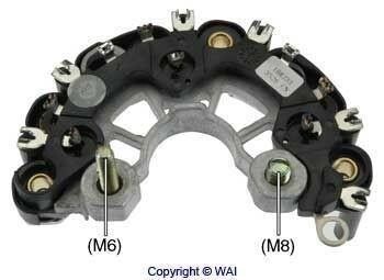 Фото автозапчасти діодний міст WAI IBR233