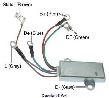 Фото автозапчасти регулятор генератора WAI IF5431
