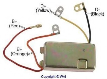 Фото автозапчасти регулятор генератора WAI IL221
