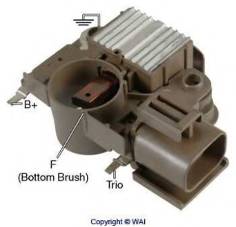 Фото автозапчасти регулятор генератора WAI IM284