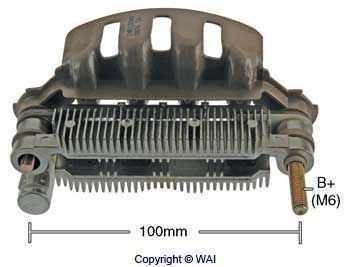 Фото автозапчастини випрямляч діодний WAI IMR10048