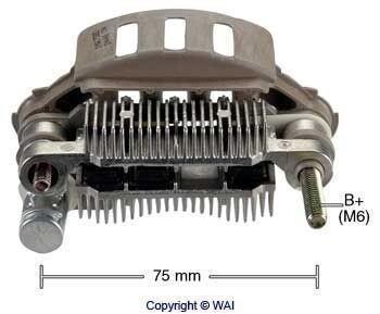 Фото автозапчасти диодный мост WAI IMR7582
