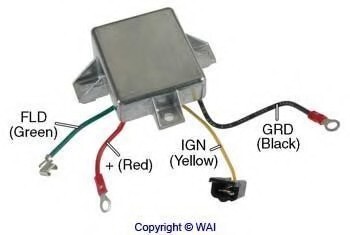 Фото автозапчасти регулятор генератора WAI M5-151