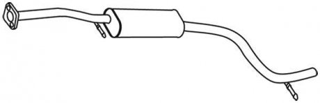 Глушник системи випуску (середній) WALKER 18739