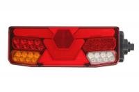 Фото автозапчастини ліхтар задній лівий (LED, 12/24V, з покажчиком повороту, з протитуманним ліхтарем, ліхтарем заднього ходу, зі стоп-сигналом, габаритним ліхтарем, з підсвічуванням номерного знака, світловідбивачем, боковим габаритним сигналом, роз'ємом: Side AMP 7P WAS 1060 W138DL TYCO SIDE