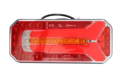 Фото автозапчастини ліхтар задній лівий (LED, 12/24V, з покажчиком повороту, з протитуманним ліхтарем, ліхтарем заднього ходу, зі стоп-сигналом, габаритним ліхтарем, з підсвічуванням номерного знака, світловідбивачем, динамічним покажчиком повороту) WAS 1117 DD L W150DD