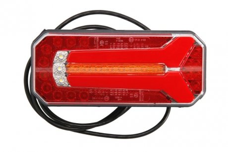 Фото автозапчастини задній лівий/правий ліхтар (LED, 12/24V, з покажчиком повороту, ліхтарем заднього ходу, зі стоп-сигналом, габаритним світлом, світловідбивачем, динамічним покажчиком повороту) WAS 1124 DD L/P W150DD