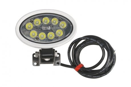 Фото автозапчастини світильник робочий (LED, 12/24/60V, 68W, 7000lm, кількість діодів: 9, довжина: 150 мм, висота: 131 мм, глибина: 44 мм, фокусоване світло; з кабелем 2,5 м) WAS 1158 W164