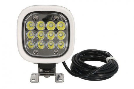 Фото автозапчастини світильник робочий (LED, 12/24V, 55W, 7000lm, кількість діодів: 12, довжина: 110 мм, висота: 110 мм, глибина: 85,3 мм, фокусоване світло; з кабелем 0,25 м) WAS 1208 W130 (фото 1)