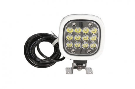 Фото автозапчастини світильник робочий (LED, 12/24/60V, 8000lm, кількість діодів: 12, довжина: 100 мм, висота: 100 мм, глибина: 85,3 мм, фокусоване світло; з кабелем 0,25 м) WAS 1215 W130 8000 (фото 1)