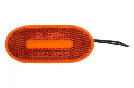 Габаритный фонарь левая/правая, оранжевый, LED, высота 46,5 мм; ширина 106,5 мм; глубина 7,8мм, утопленный, длина кабеля 220, 12/24В WAS 1382 W195