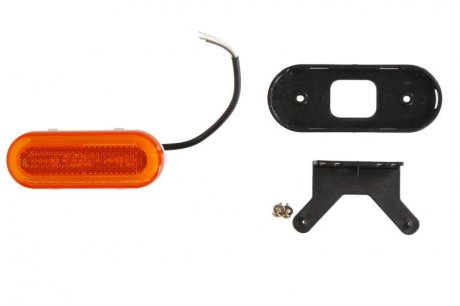 Габаритный фонарь левая/правая, оранжевый, LED, высота 49 мм; ширина 124 мм; глубина 20мм, подвесной, длина кабеля 220, с подвесом, 12/24В (тип: неоновый; с функцией бокового индикатора) WAS 1420 W198N (фото 1)