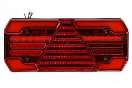 Фото автозапчасти фонарь задний правый (LED, 12/24В, с указателем поворота, с противотуманным светом, фонарем заднего хода, со стоп-сигналом, габаритным огнем, треугольным отражателем, длина кабеля: 2м) WAS 1733 P W248 (фото 1)